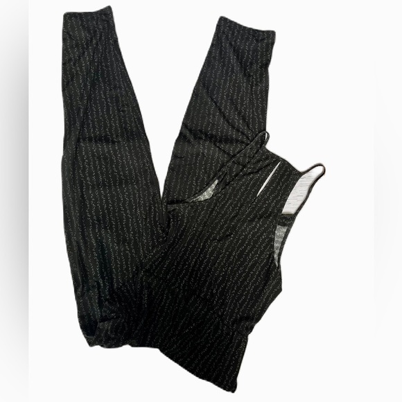 BCBGeneration Skinny Jumpsuit, Black with White Accent, Women’s Small, NWOT - Picture 5 of 6